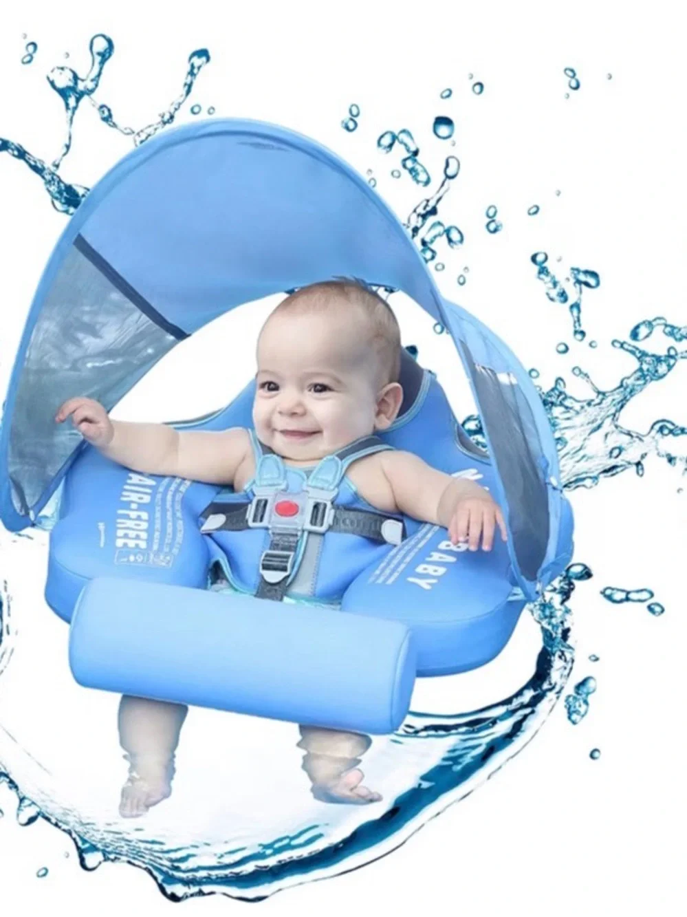 NWT - NWT - Mambobaby Float Deluxe - Blue Infant Float Toddler Float Baby Float